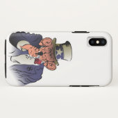 Oom Sam in kleur Case-Mate iPhone Case (Achterkant (horizontaal))