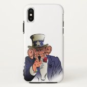 Oom Sam in kleur Case-Mate iPhone Case (Achterkant)