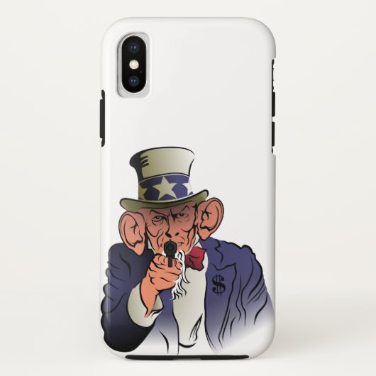 Oom Sam in kleur Case-Mate iPhone Case (Achterkant)