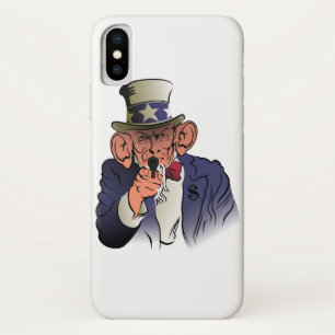Oom Sam in kleur Case-Mate iPhone Case