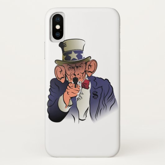 Oom Sam in kleur Case-Mate iPhone Case (Achterkant)