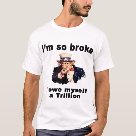 oom Sam is Broke T-shirt (Voorkant)
