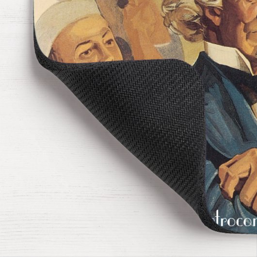 "Oom Sam is op de brug!" mousepad Muismat (Hoek)
