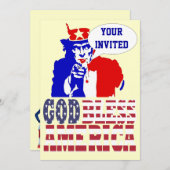 Oom Sam, Kaart (Voorkant / Achterkant)