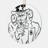 oom Sam Keramisch Ornament (Links)