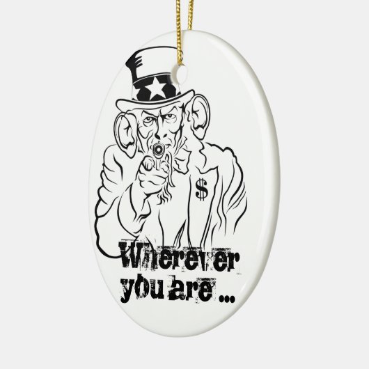 oom Sam Keramisch Ornament (Links)