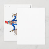 Oom Sam kreeg ze van de hervorming. Briefkaart (Voorkant / Achterkant)