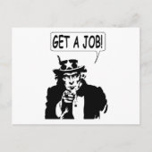 oom Sam krijgt een baan Briefkaart (Voorkant)