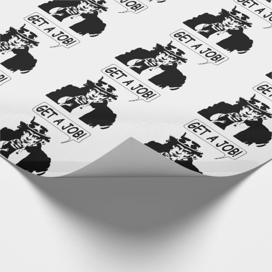 oom Sam krijgt een baan Cadeaupapier (Hoek)