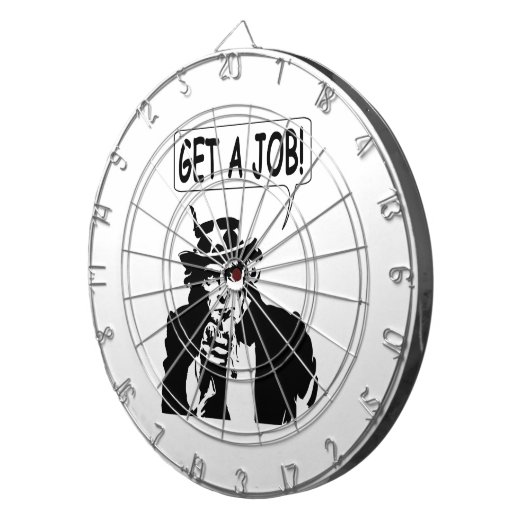 oom Sam krijgt een baan Dartbord (Voorkant Rechts)