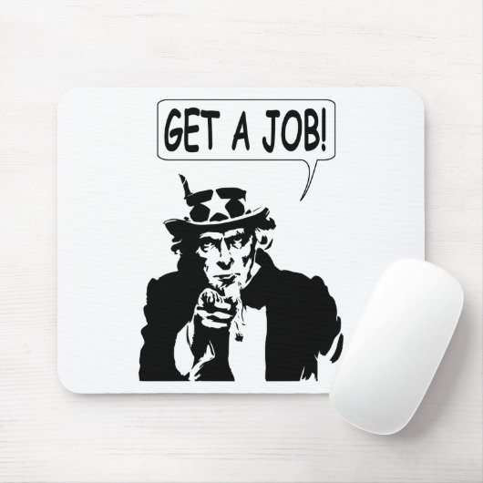 oom Sam krijgt een baan Muismat (Met muis)