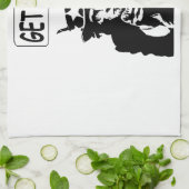 oom Sam krijgt een baan Theedoek (Gevouwen)