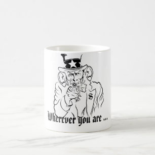 Oom SAM luistert Coffee Mug Koffiemok