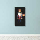 oom Sam Nutkraker Canvas Afdruk (Insitu (Houten vloer))