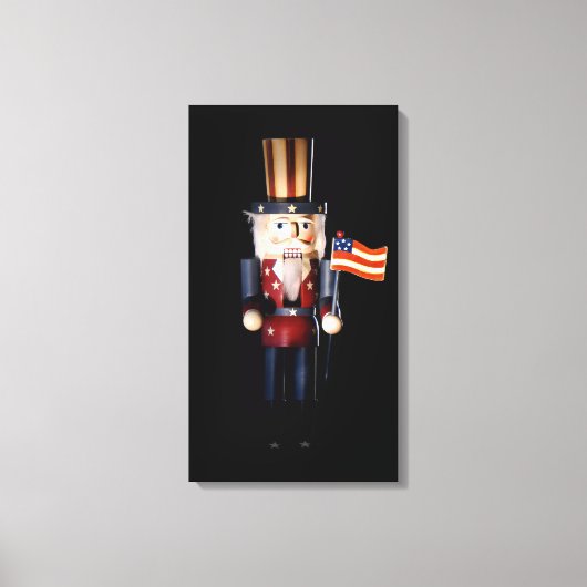 oom Sam Nutkraker Canvas Afdruk (Voorkant)