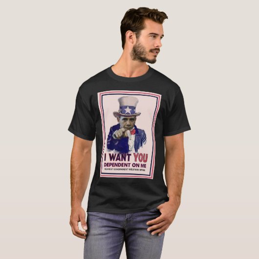 Oom Sam Obama T-Shirt (Voorkant volledig)