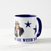 Oom Sam op 4 juli Mok (Voorkant rechts)