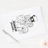 Oom Sam Ovale Sticker (Envelop)