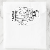 Oom Sam Ovale Sticker (Tas)