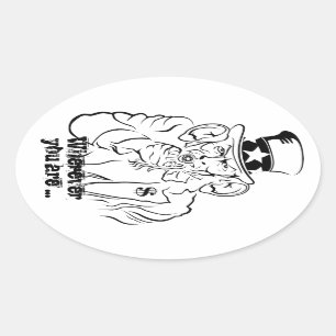 Oom Sam Ovale Sticker