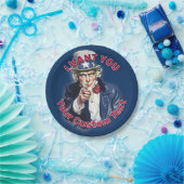 oom Sam Papieren Bordje (Feest)