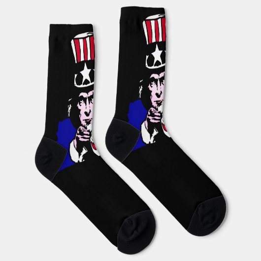 oom Sam Patriotic Sokken (Rechts)