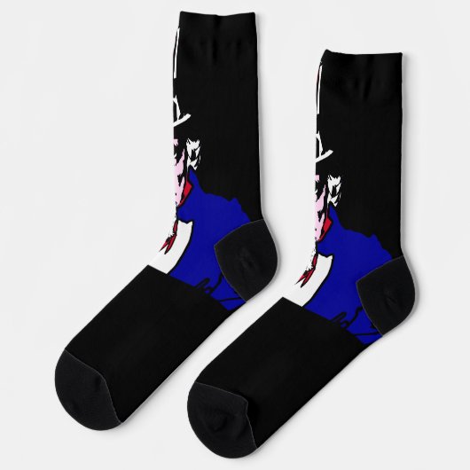 oom Sam Patriotic Sokken (Links)