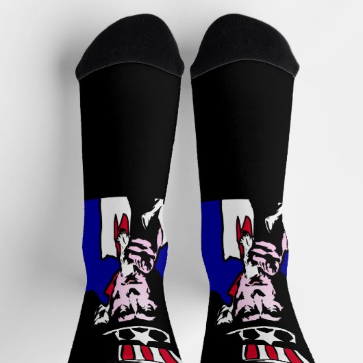 oom Sam Patriotic Sokken (Top)