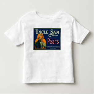 Oom Sam Pear Crate LabelWapato, WA Kinder Shirts