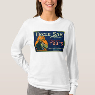 Oom Sam Pear Crate LabelWapato, WA T-shirt