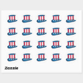 oom Sam Pet Ronde Sticker (Vel)