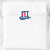 oom Sam Pet Ronde Sticker (Tas)