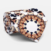 Oom Sam Pointing Finger Kaleidoscope Stropdas (Opgerold)