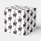 Oom Sam Riding op Donkey Bedankdoosjes (Achterkant)