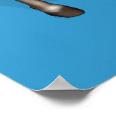 Oom Sam Riding op Donkey Poster (Hoek)