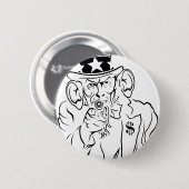 Oom Sam Ronde Button 5,7 Cm (Voorkant /achterkant)