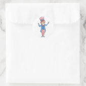 oom Sam Ronde Sticker (Tas)
