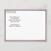  oom Sam Save The Date Announounding Aankondigingskaart (Achterkant)