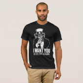 Oom Sam Skull Shirt (Voorkant volledig)