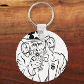 Oom Sam Sleutelhanger (Voorkant)