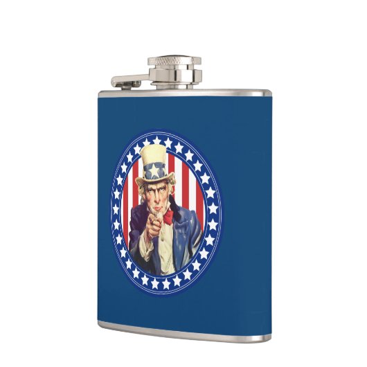 Oom Sam Stars en Stripes Heupfles (Links)