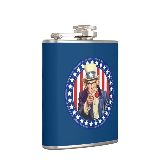 Oom Sam Stars en Stripes Heupfles (Rechts)