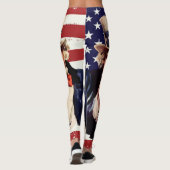 Oom Sam Stars en Stripes Leggings (Achterkant)
