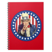 Oom Sam Stars en Stripes Notitieboek (Voorkant)