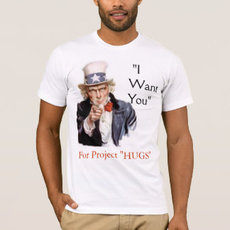 "Oom Sam steunt het "HUGS"-project T-shirt