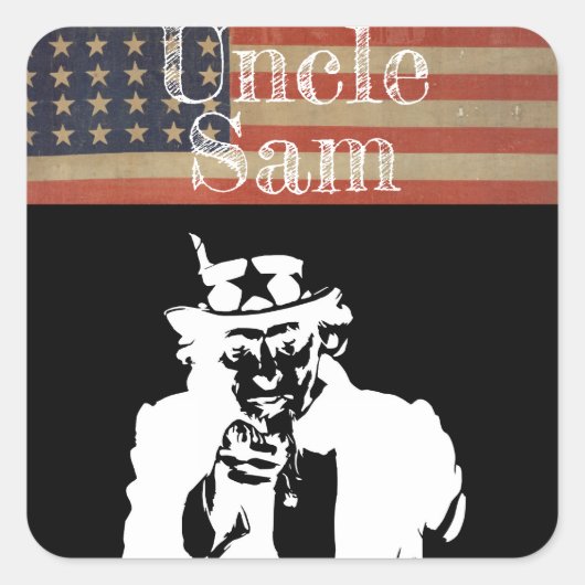 oom Sam Sticker (Voorkant)