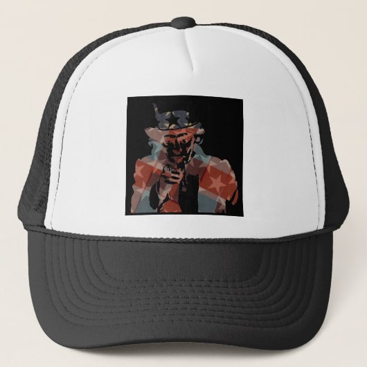 oom Sam Trucker Hat Pet (Voorkant)