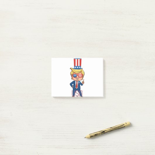 oom sam trump post-it® notes (Op bureau)