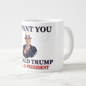 Oom Sam Trump voor President Grote Koffiekop (Voorkant rechts)