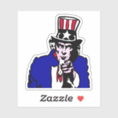 Oom Sam USA Sticker (Vel)